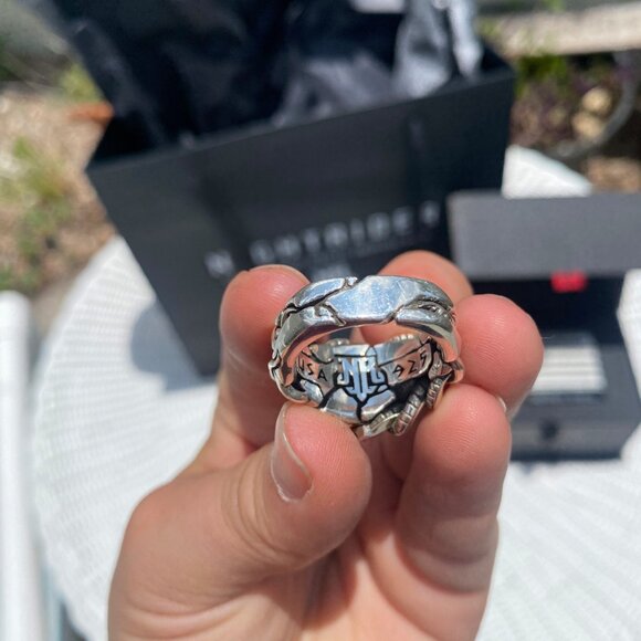 Brand New - Nightrider Patrona Ring with Onxy Eyes Size 9.5 - Picture 5 of 11